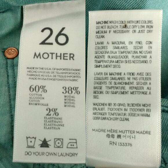 MOTHER The Looker Ankle Painted Ladies Denim Jeans - Picture 8 of 9